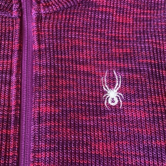 SPYDER Endure Full Zip Mid-Weight Core Sweater - Magenta Multi - Picture 6 of 16